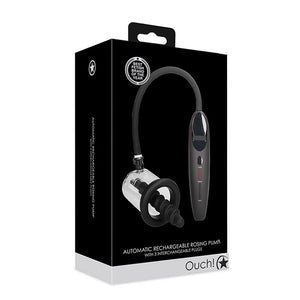 Pompe anale automatique avec 3 plugs - Rosing Pump Ouch!