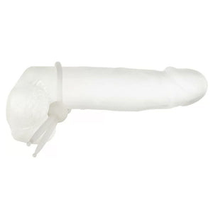 Anneau pénien lasso ajustable (blanc) - CalExotics Alpha Ring