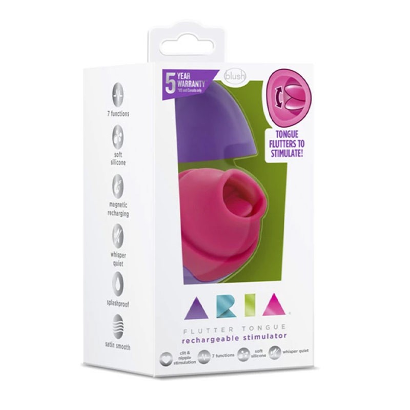 Langue oscillante Aria Flutter Tongue - Blush Novelties