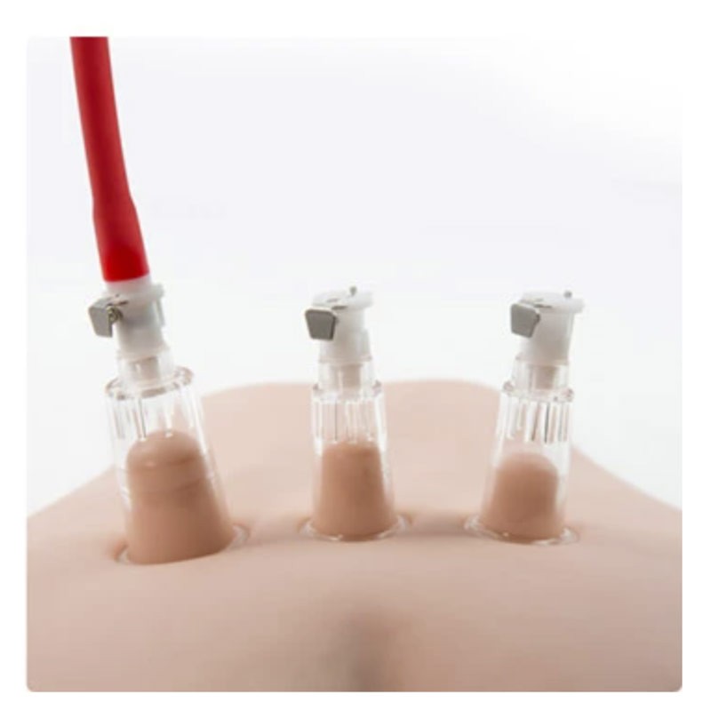 Pompe à tétons & à clitoris avec 3 cylindres de succion - Temptasia