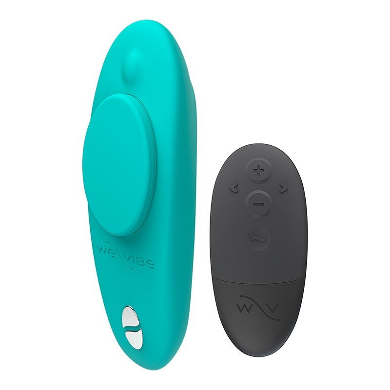 Stimulateur clitoridien vibrant et clipsable We-Vibe Moxie Plus - Turquoise