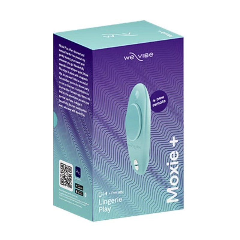 Stimulateur clitoridien vibrant et clipsable We-Vibe Moxie Plus - Turquoise