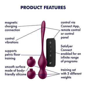 Boules de geisha vibrantes Love Birds Vary - Satisfyer