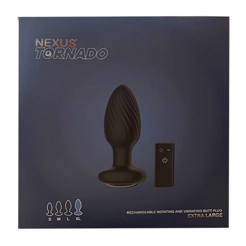 Plug anal vibrant télécommandé (XL) - Nexus Tornado
