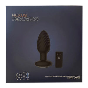 Plug anal vibrant télécommandé (L) - Nexus Tornado