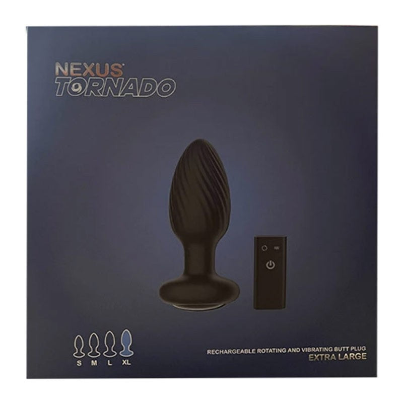Plug anal vibrant télécommandé (L) - Nexus Tornado