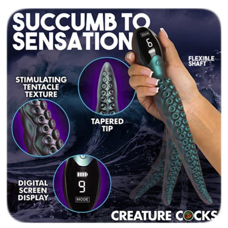 Vibromasseur Tentavibe 19cm - Creature Cocks