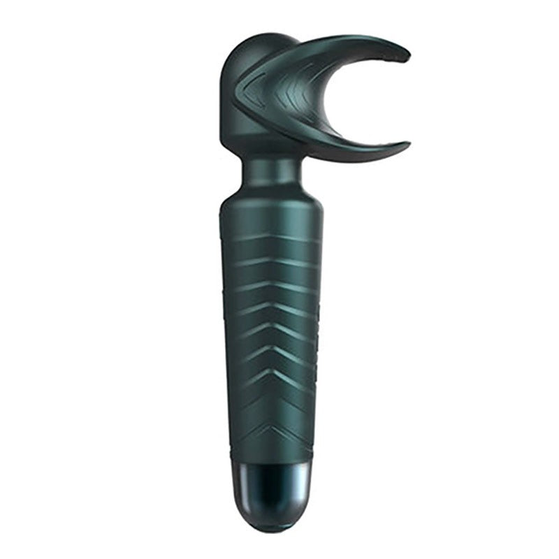 Baguette de masturbation vibrante - MAN.WAND EVO (Bleu pétrol)