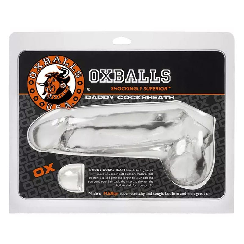 Gaine pour pénis Oxballs Daddy Cocksheath - Transparent