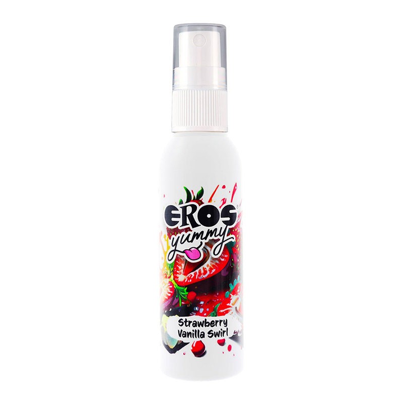 Spray aromatisé pour sexe oral EROS 50ml (Fraise & Vanille) Yummy