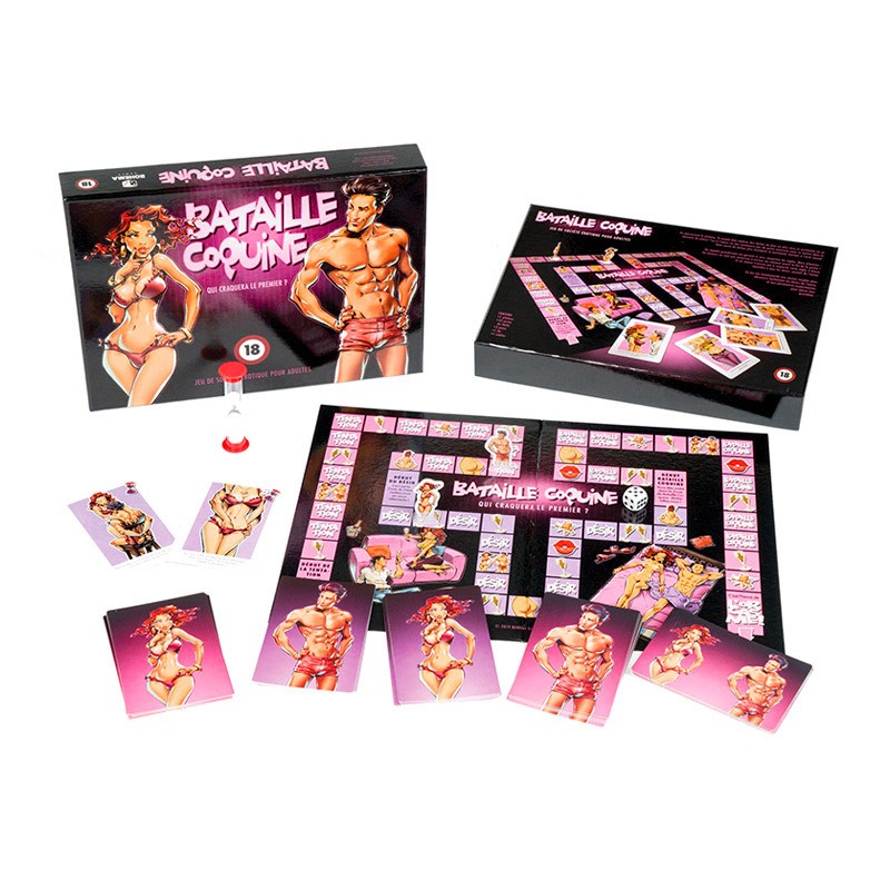Jeu érotique pour couple - Bataille Coquine (en Français)