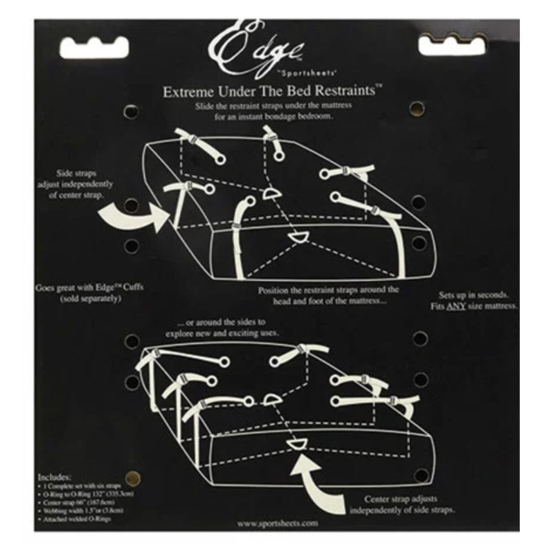 Kit d'attaches pour le lit - Sportsheets Edge Extreme Under The Bed