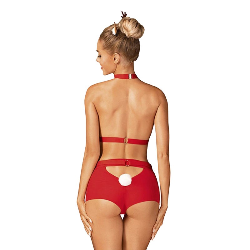 Costume de renne pour femme Ms Reindy (3 pièces) - Obsessive