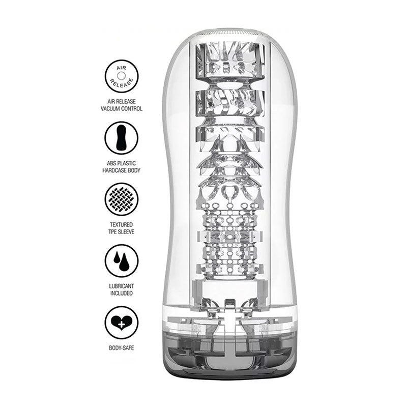 Masturbateur Hero Clear Blast Vacuum Stroker - ToyJoy