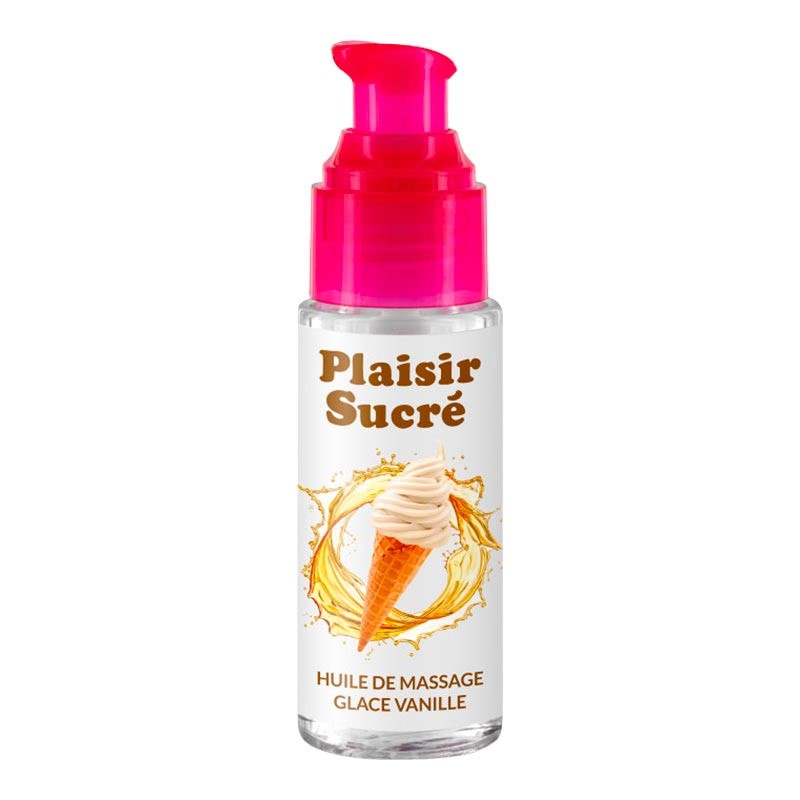 Huile de massage aromatisée Plaisir Sucré - Vanille