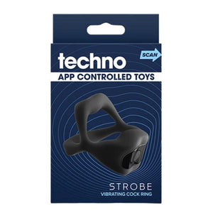Anneau pénien vibrant et connecté - NS Novelties Techno Strobe