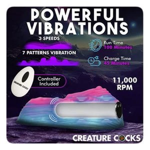 Stimulateur vibrant - Creature Cocks Vulvaron
