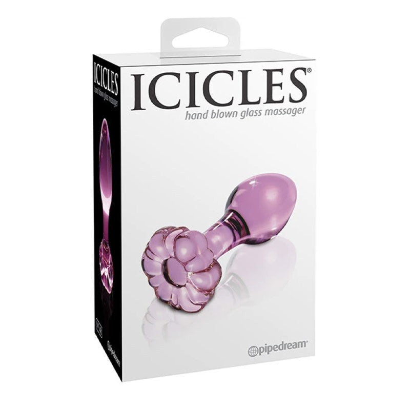 Plug anal en verre Icicles No. 48