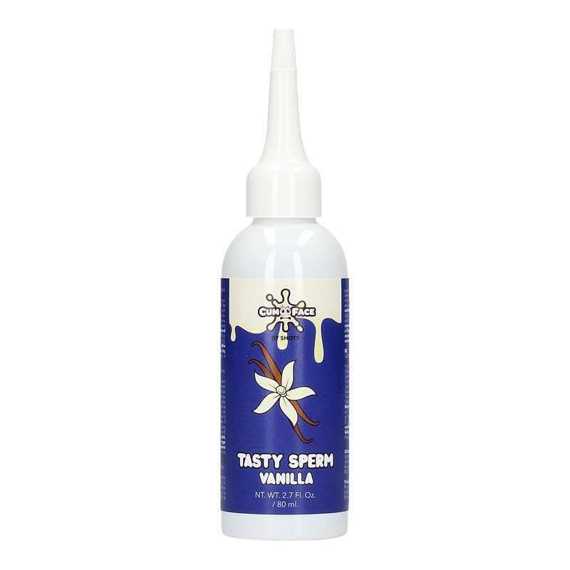 Tasty Sperm - Eau aromatisée à la vanille pour réservoir du jeu Cum Face (80ml)