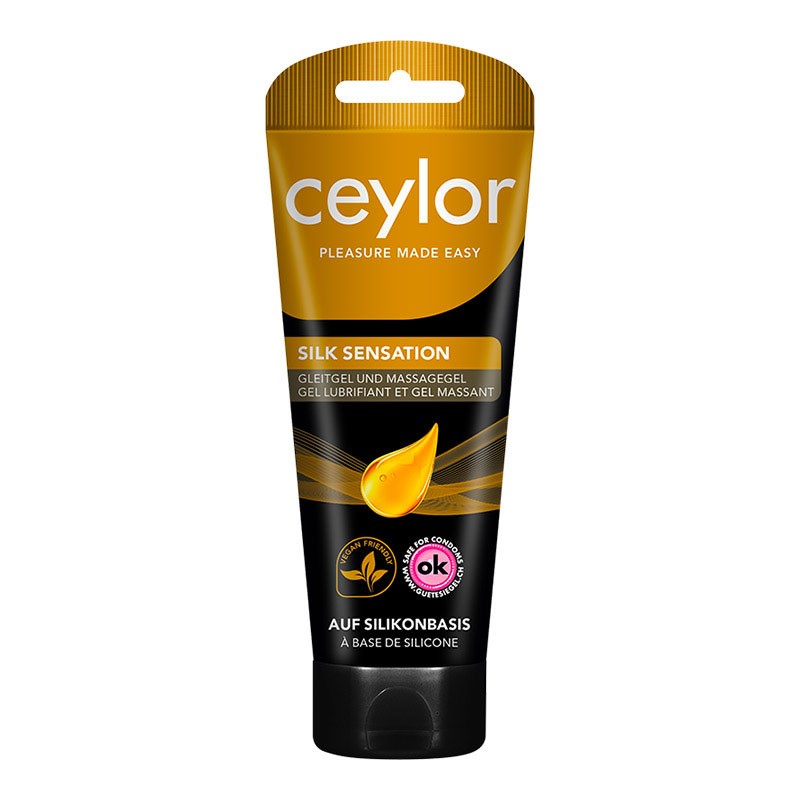 Lubrifiant longue durée Ceylor Silk Sensation - 100 ml (au silicone)