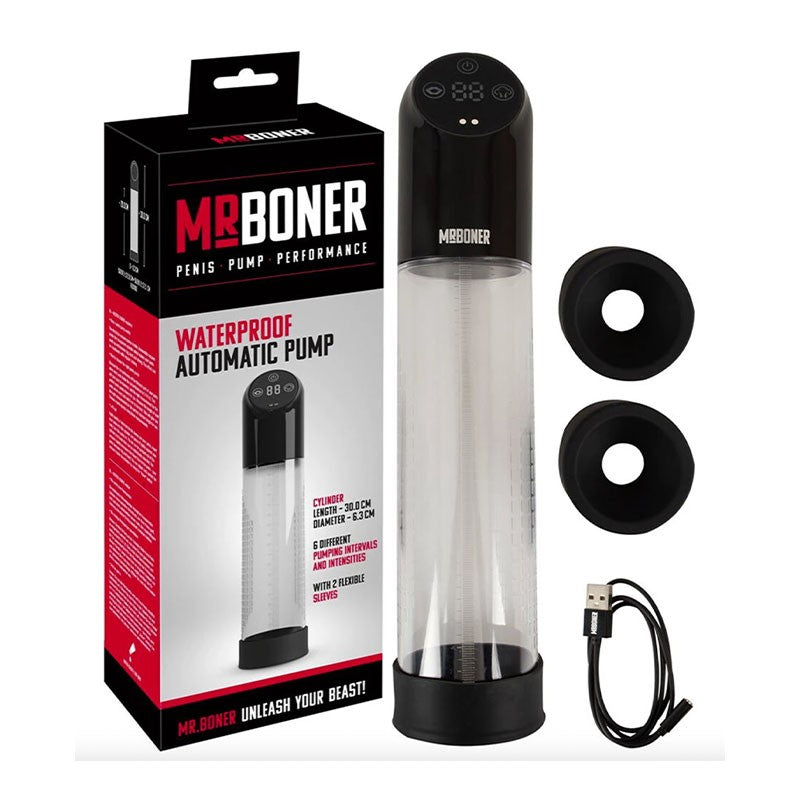 Pompe à pénis automatique Mister Boner (air/eau)