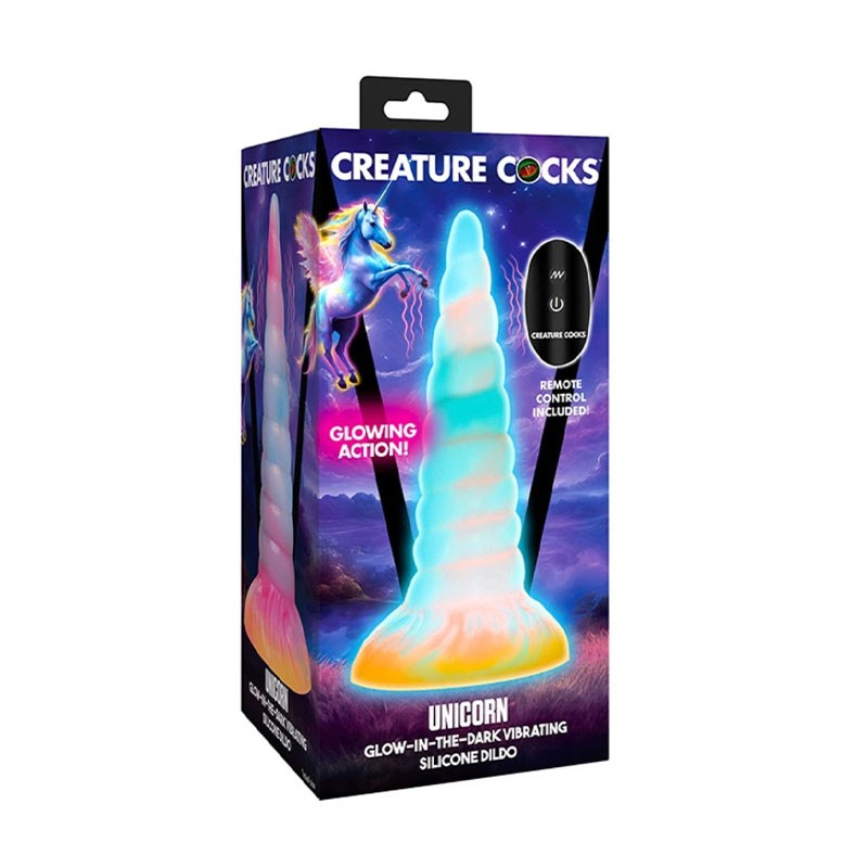 Vibromasseur Creature Cocks Unicorn - 17 cm