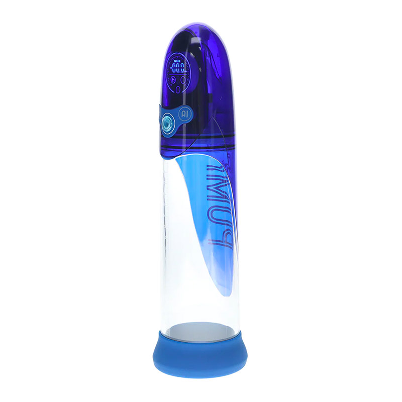 Pompe à pénis automatique avec écran (Bleu) - Pumped Aqua Pro