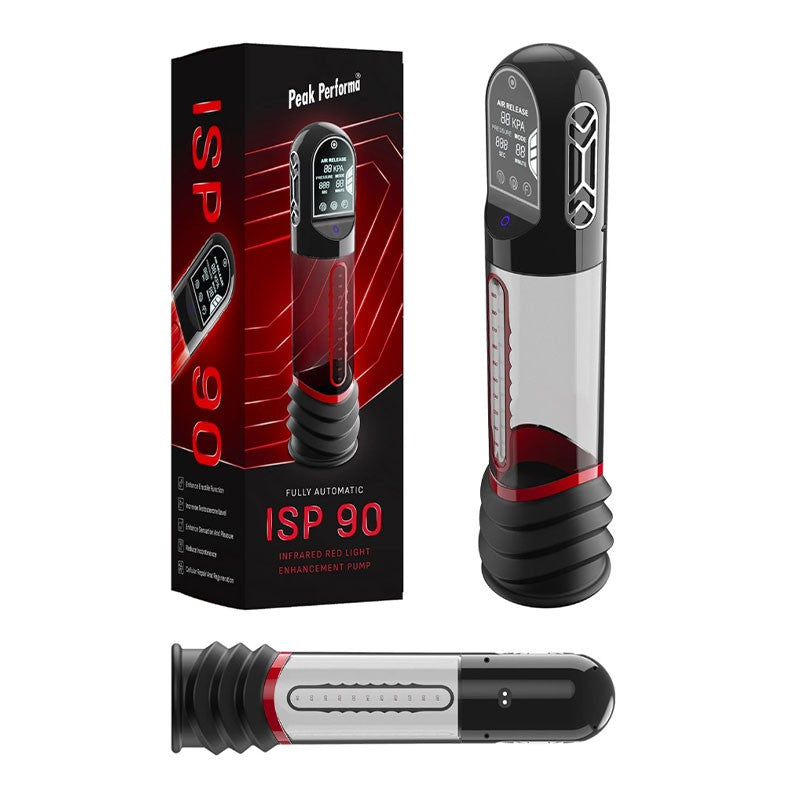 Pompe à pénis à lumière infrarouge rouge - Peak Perform ISP 90