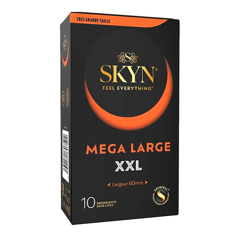 Skyn Mega Large XXL - 10 Préservatifs grande taille sans latex