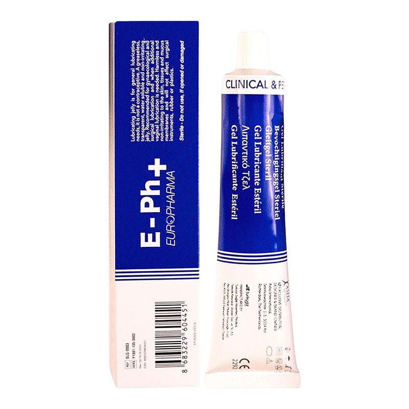 Gel lubrifiant stérile à base d'eau - E-Ph+ - 82 g