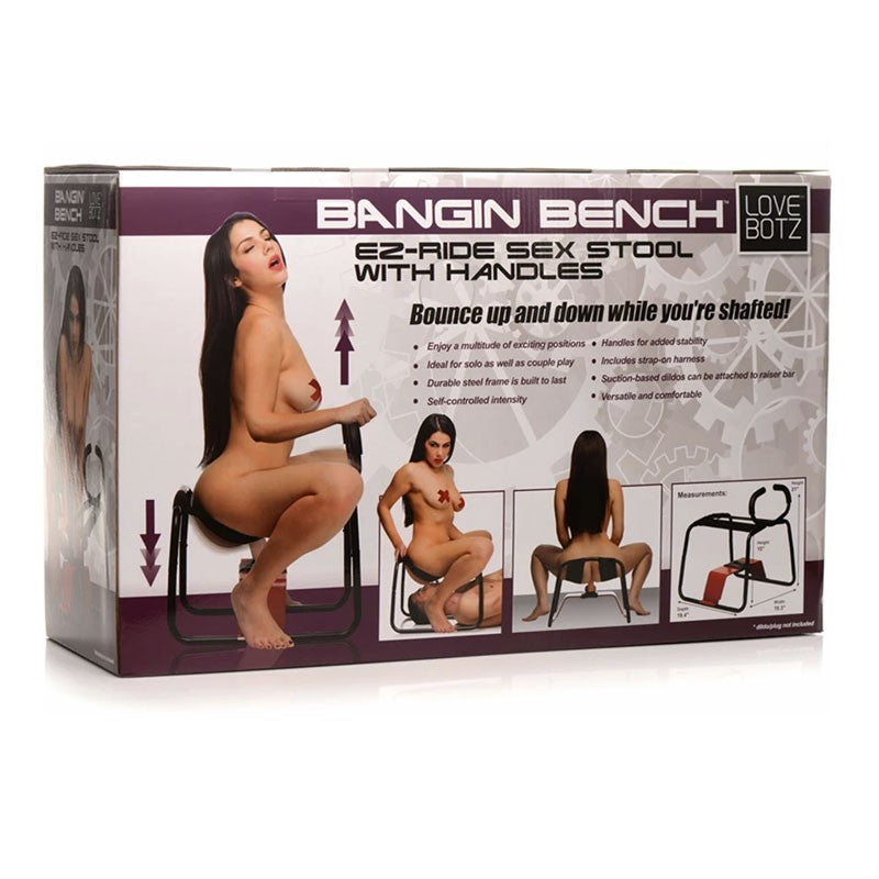 Siège sexuel avec support pour dildo - LoveBotz Bangin Bench EZ
