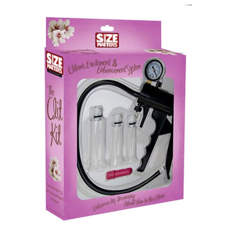 Pompe à clitoris avec 3 cylindres de succion - Size Matters