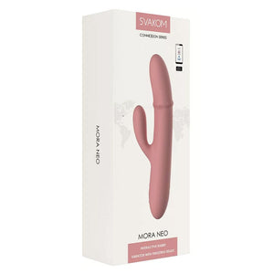 Vibromasseur rabbit avec anneau stimulant - Svakom Mora Neo