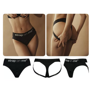 Harnais lingerie Strap-on-me Heroine - Noir