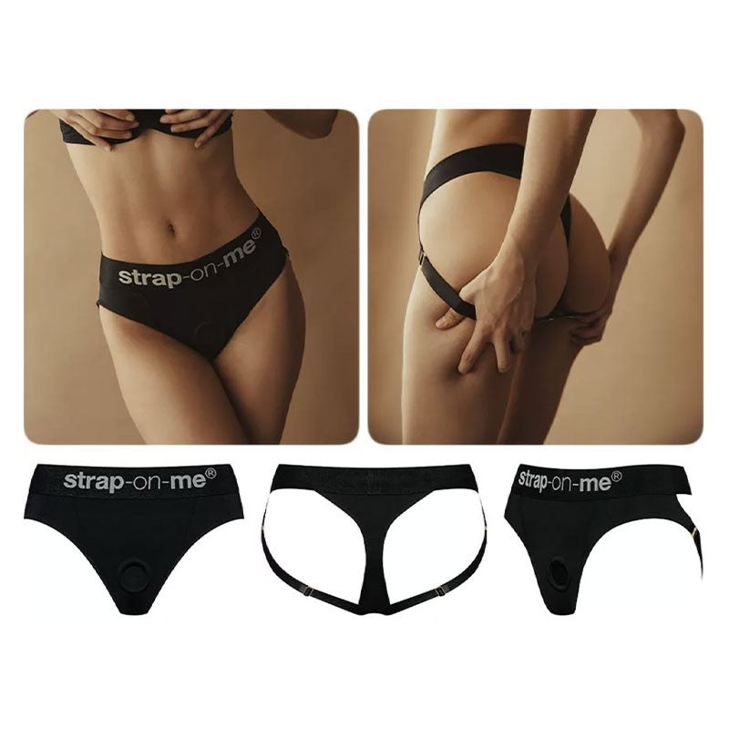 Harnais lingerie Strap-on-me Heroine - Noir