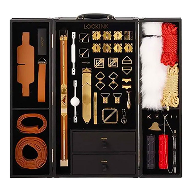 Kit BDSM de luxe 24 pièces - Lockink All-in-1 BDSM Play Kit