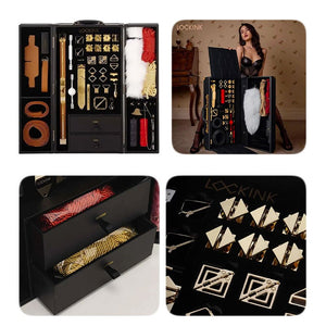 Kit BDSM de luxe 24 pièces - Lockink All-in-1 BDSM Play Kit