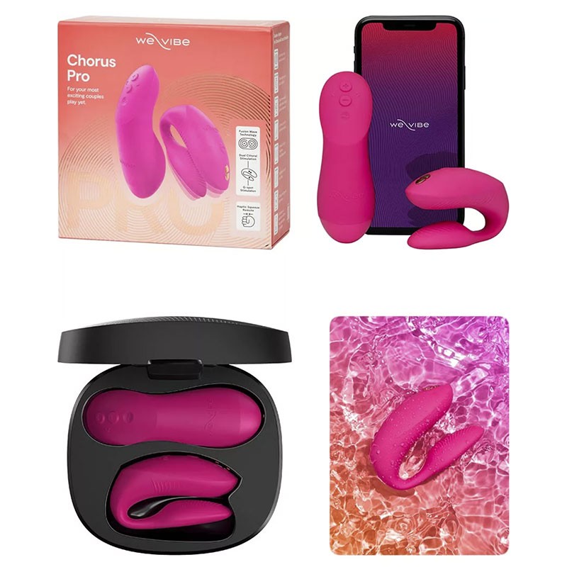 Vibromasseur pour couple - We-Vibe Chorus Pro (Rose)