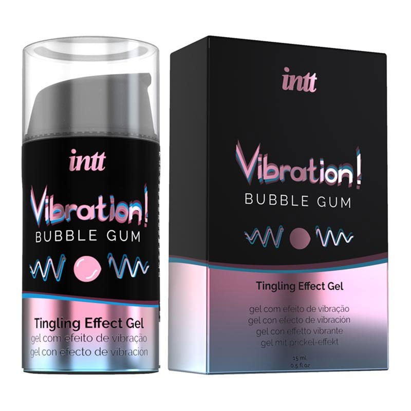 Gel amplificateur d'orgasme Intt Vibration! Bubble Gum - 15 ml