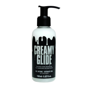 Gel intime effet sperme avec filaments lactés - Creamy Glide 150 ml