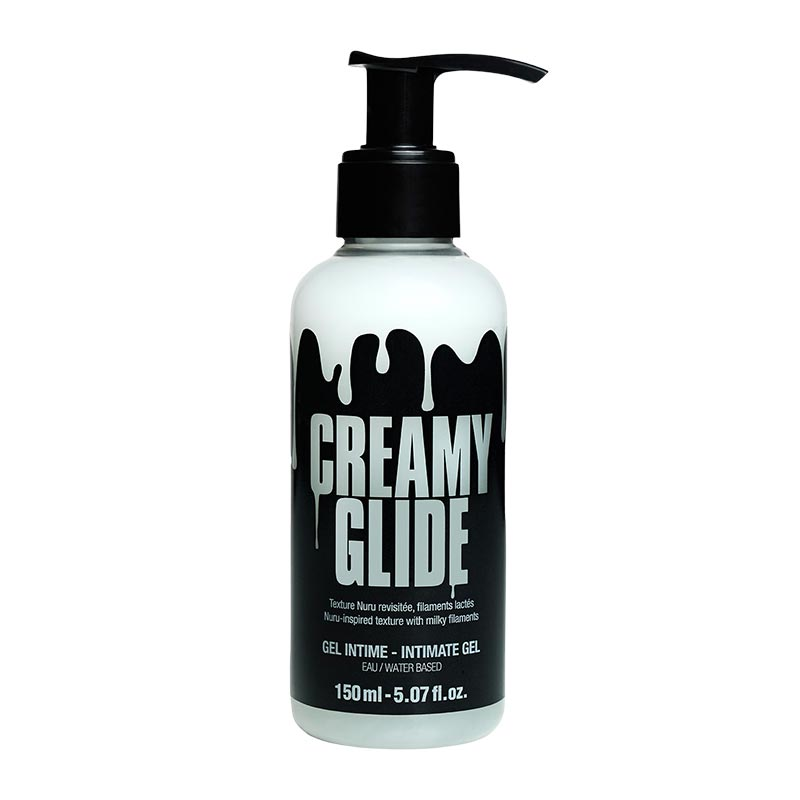 Gel intime effet sperme avec filaments lactés - Creamy Glide 150 ml