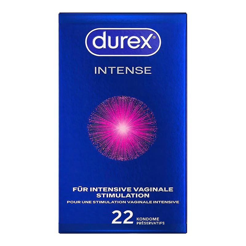 Préservatifs Durex Orgasm Intense (22 Préservatifs)
