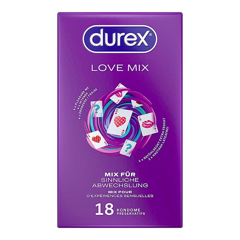 Durex Love Mix - (18 Préservatifs)