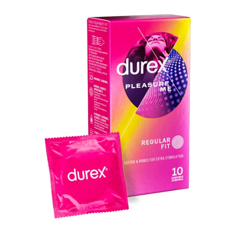 Durex Pleasure Me - Pleasuremax (10 Préservatifs)