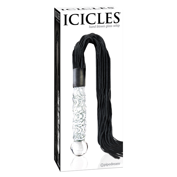 Martinet BDSM avec Dildo en verre - Icicles 38