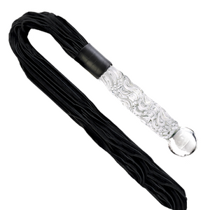 Martinet BDSM avec Dildo en verre - Icicles 38
