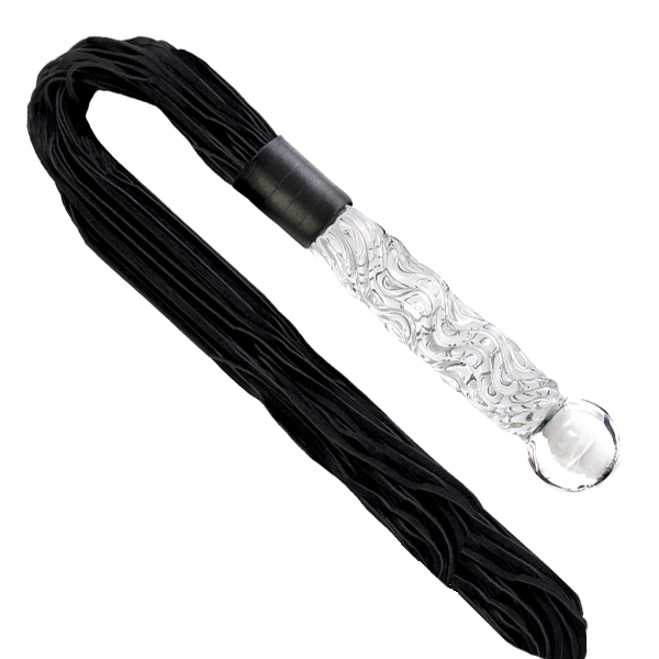 Martinet BDSM avec Dildo en verre - Icicles 38