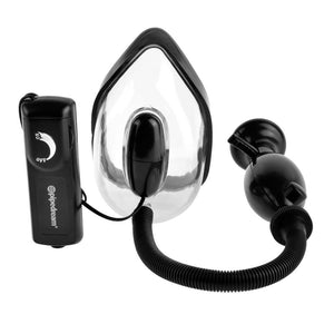Pompe vaginale avec vibrations et télécommande