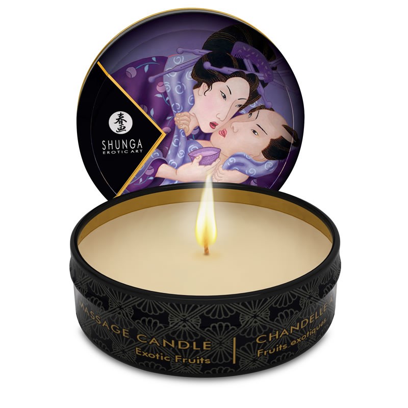 Bougie de massage Shunga - Libido Fruits Exotiques
