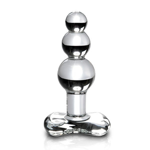 Dildo anal progressif en verre - Icicles N° 47
